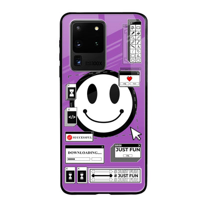 Code with Smile Samsung Galaxy S20 Ultra Glass Back Cover Online