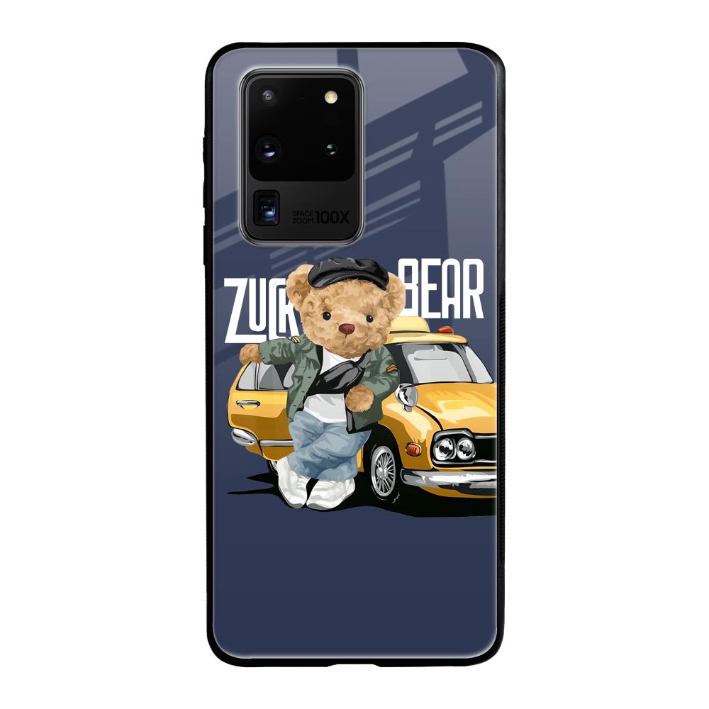 Adventurous Bear Samsung Galaxy S20 Ultra Glass Back Cover Online