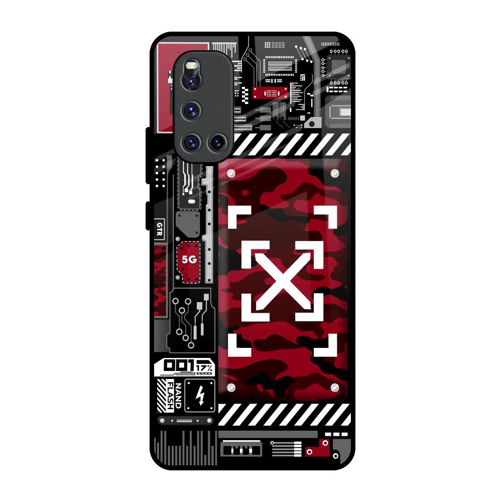 Technology Art Vivo V19 Glass Back Cover Online