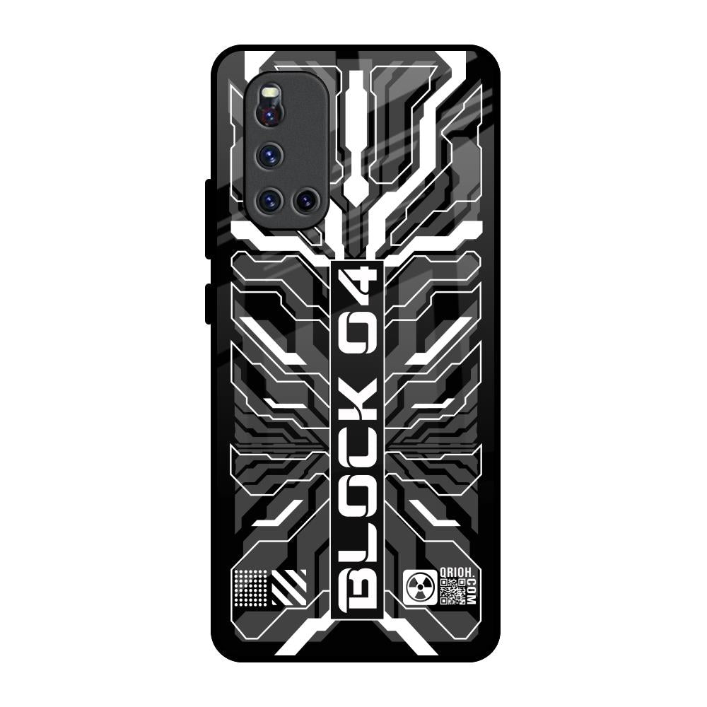 Monochrome Magic Vivo V19 Glass Back Cover Online