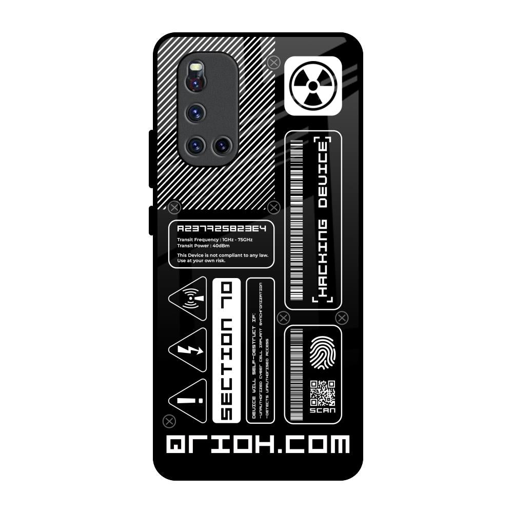 Futuristic Art Vivo V19 Glass Back Cover Online