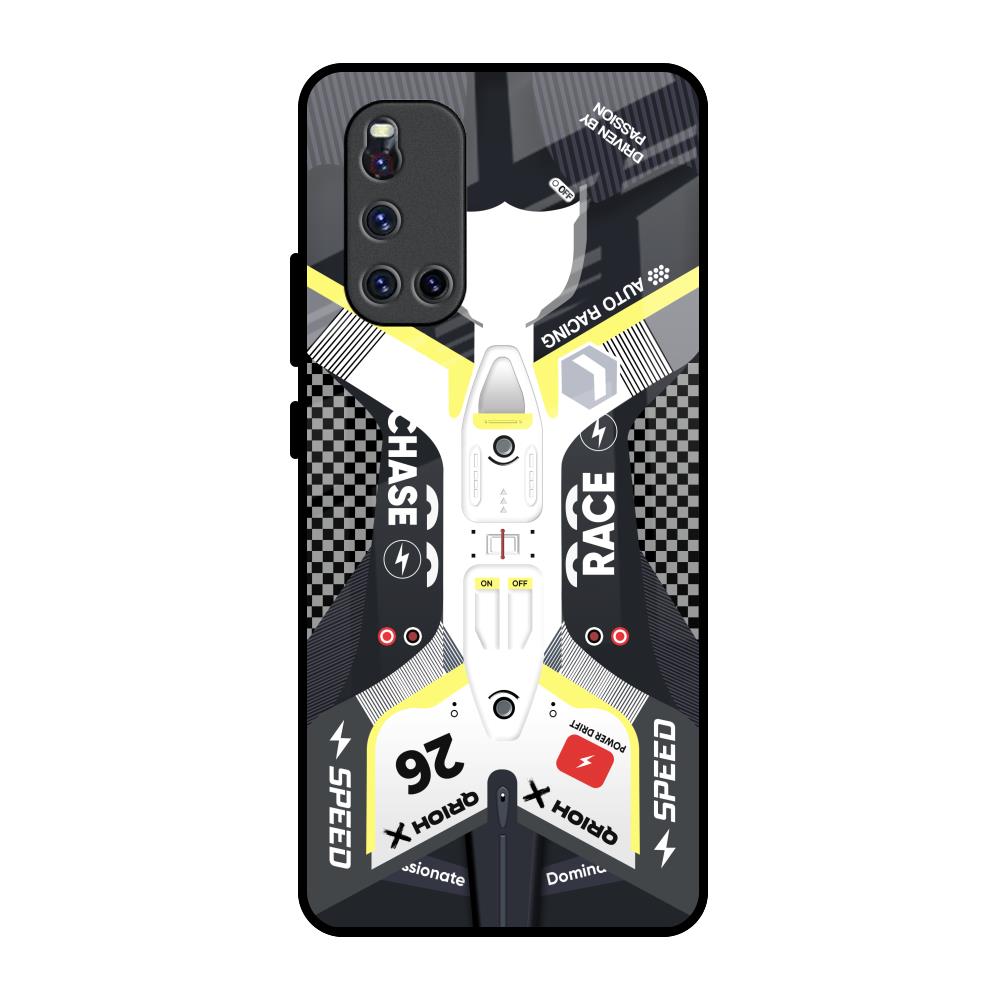 Car Enthusiast Vivo V19 Glass Back Cover Online