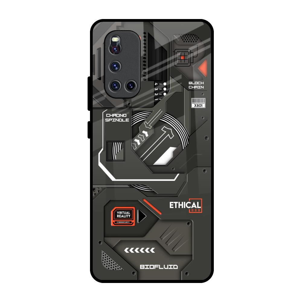 Tech Aesthetics Vivo V19 Glass Back Cover Online