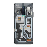 Retro Futuristic OnePlus 8 Glass Back Cover Online