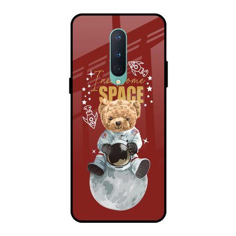 Astronaut Bear OnePlus 8 Glass Back Cover Online