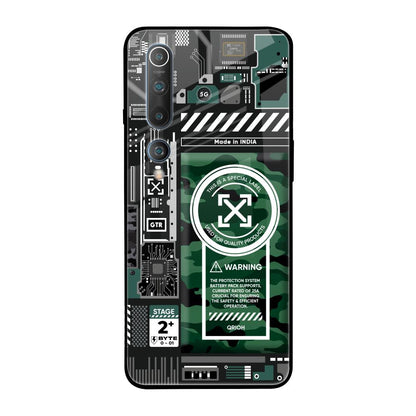 Green Camo Circuit Xiaomi Mi 10 Glass Back Cover Online