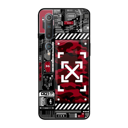 Technology Art Xiaomi Mi 10 Glass Back Cover Online