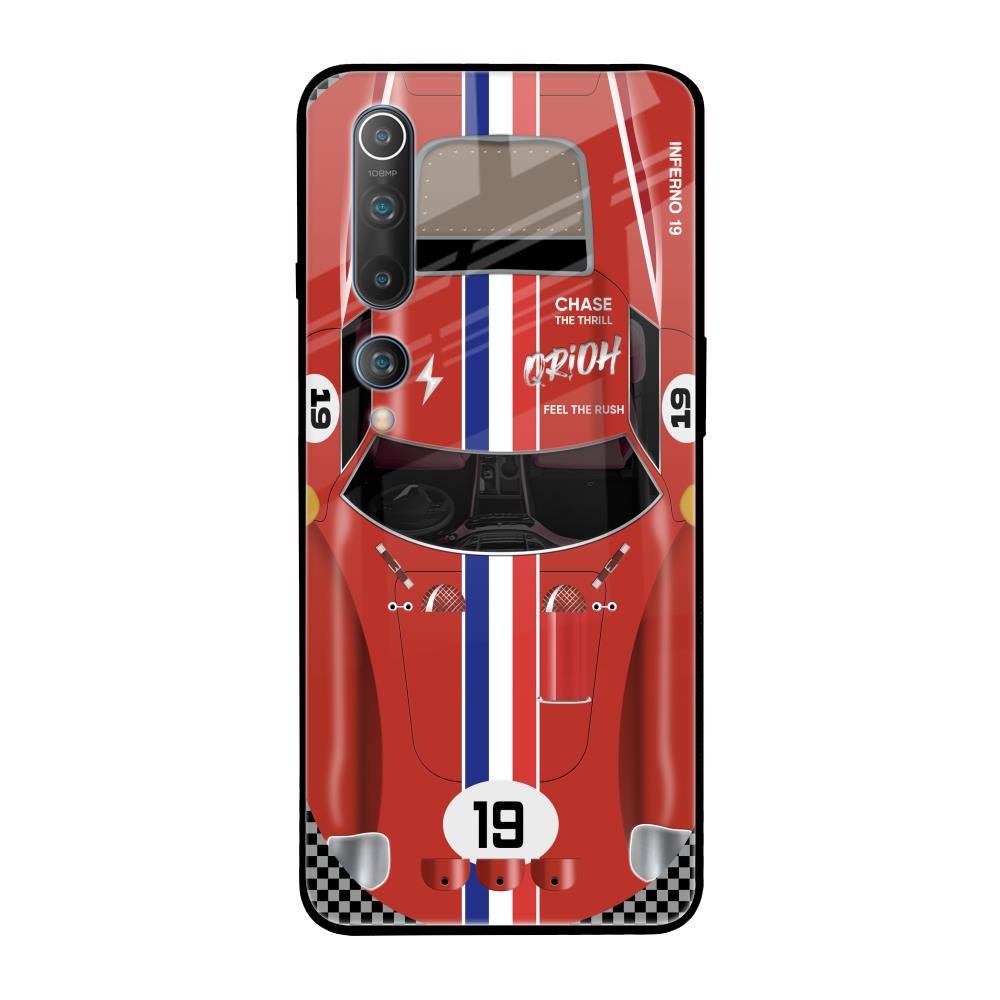 Racing Vintage Xiaomi Mi 10 Glass Back Cover Online