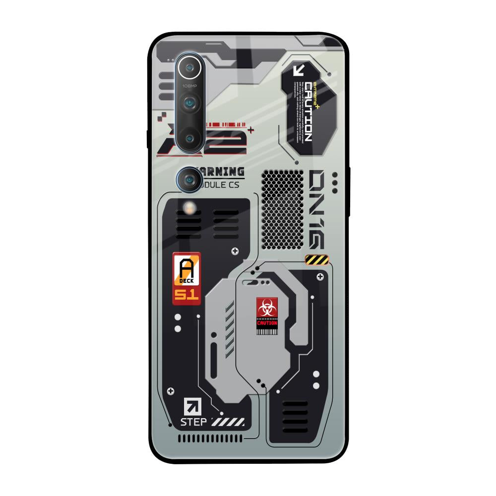 Techno Vibes Xiaomi Mi 10 Glass Back Cover Online