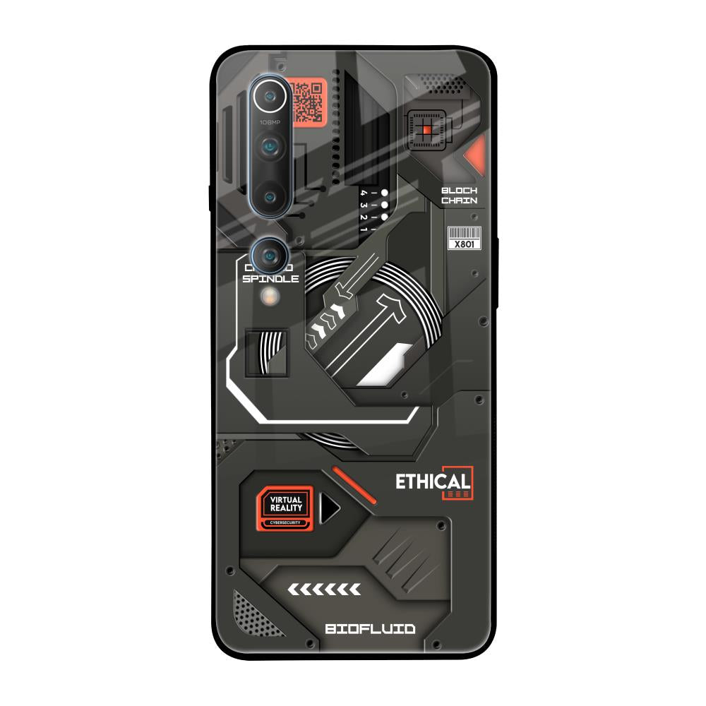Tech Aesthetics Xiaomi Mi 10 Glass Back Cover Online