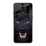 Angry Black Leopard Xiaomi Redmi Note 9 Pro Glass Back Cover Online