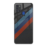Carbon Inspired Samsung A21s Glass Back Cover Online