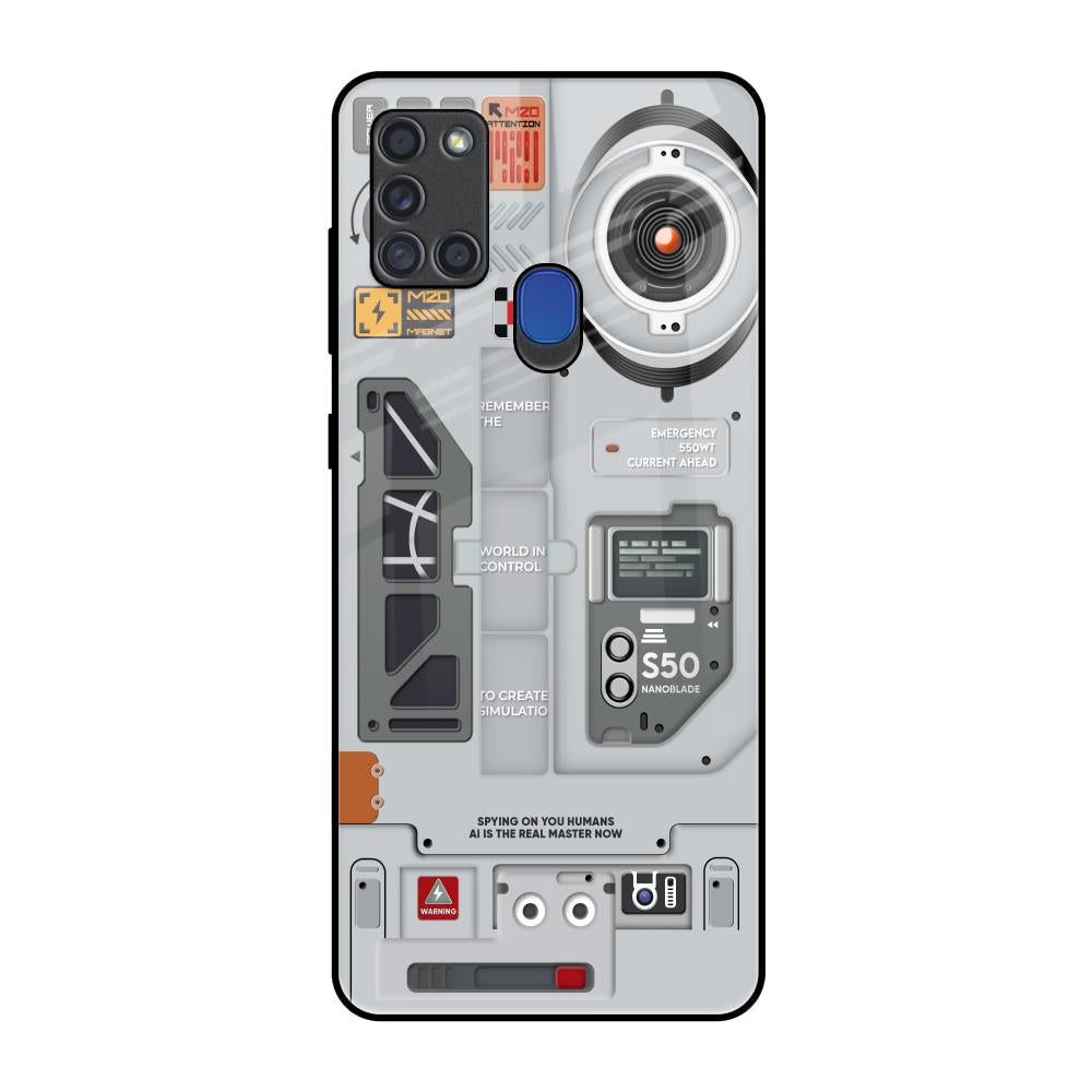 Plasma Shield Samsung A21s Glass Back Cover Online