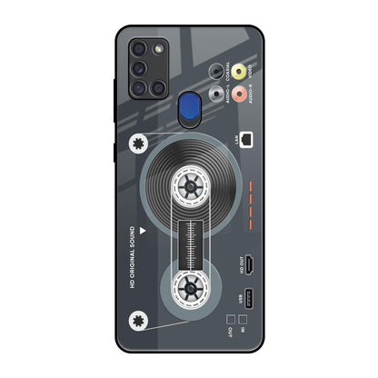 Retro Recorder Samsung A21s Glass Back Cover Online