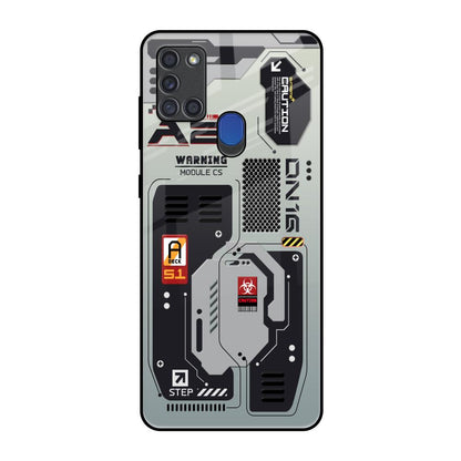 Techno Vibes Samsung A21s Glass Back Cover Online
