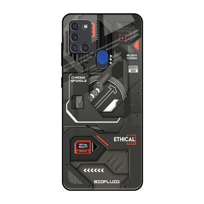 Tech Aesthetics Samsung A21s Glass Back Cover Online
