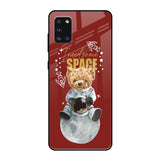 Astronaut Bear Samsung Galaxy A31 Glass Back Cover Online