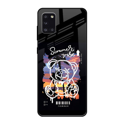 Summer Vibe Samsung Galaxy A31 Glass Back Cover Online