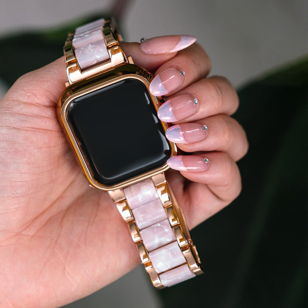 Rose Gold Seashell Apple Watch Strap