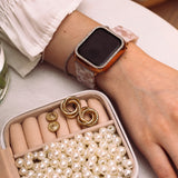 Rose Quartz Vienna Apple Watch Strap