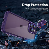 Deep Purple Hybrid Back Cover for iPhone