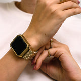 Gold Honeycomb Apple Watch Strap