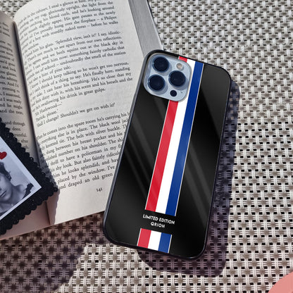 Flag Striped Glass Case