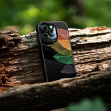 Colorful Leaves Glass Case