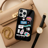 No Bad Vibes Glass Case