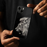 Brave Lion Glass case
