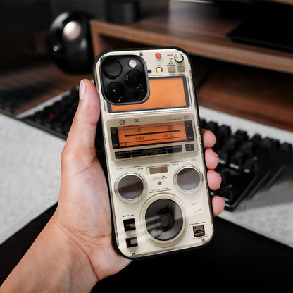 Retro Radio Glass Case