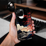 Scarlet Serenity Glass Case