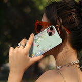 Blush Canvas Glass Case