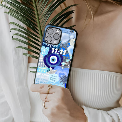 Blue Gaze Glass Case
