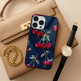 Cherry Stitch Glass Case