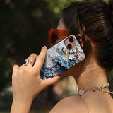 Blue Wave Glass Case