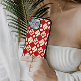 Red Cherry Glass Case