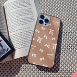 Brown Bow Glass Case