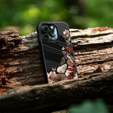 Butterfly & Floral Glass Case