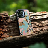 Leopard Abstract Print Glass Case