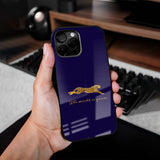 Golden Cheetah Glass Case