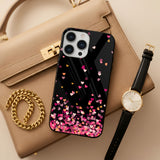 Heart Rain Fall Glass Case