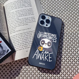 Struggling Panda Glass Case