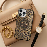 Luxury Mandala Glass Case