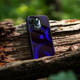 Blue Ring Light Glass Case