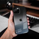 Dramatic Grey Glass Case