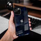 Blue Hues Glass Case