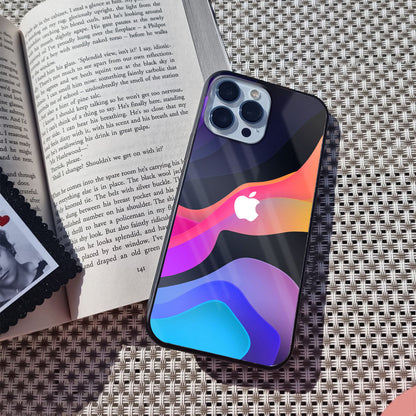 Colorful Fluid Glass Case