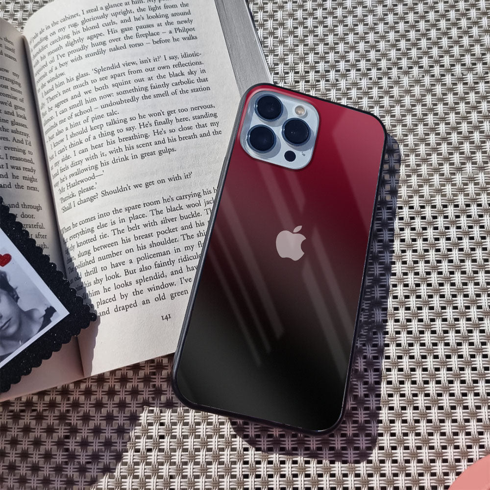 Wine Red Glass Case