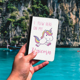 Flying Unicorn Passport Cover